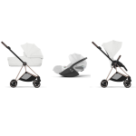 Cybex Trio Mios Style Rosegold-Off White con Cloud T Plus
