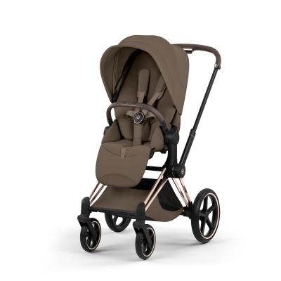 Cybex Priam Style Rosegold-Coconut Brown con Cloud T I-Size Plus
