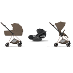 Cybex Trio Mios Style Rosegold-Coconut Brown con Cloud T Plus