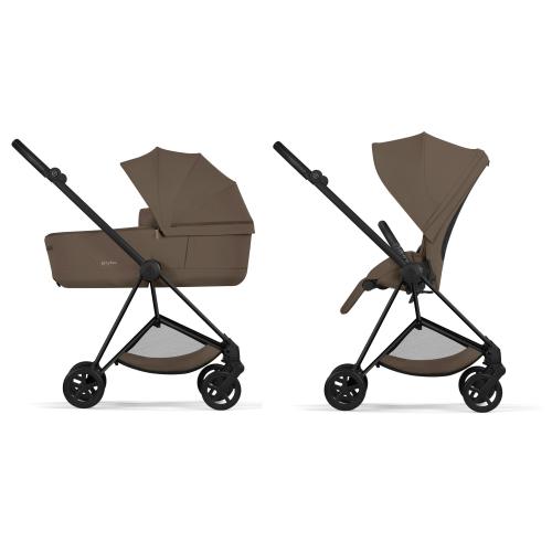 Cybex Duo Mios Comfort Matt black-Coconut Brown