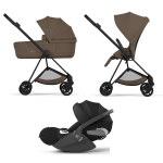 Cybex Trio Mios Comfort Matt black-Coconut Brown con Cloud T i-Size