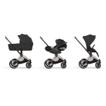 Cybex Trio Priam Style Rosegold-Sepia Black con Cloud T I-Size