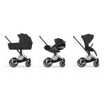 Cybex Trio Priam Style Chrome-Sepia Black con Cloud T I-Size