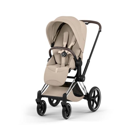 Cybex Trio Priam Style Chrome-Cozy Beige con Cloud T I-Size Plus