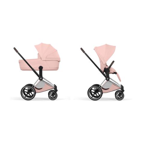 Cybex Duo Priam Style Chrome-Peach Pink