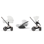 Cybex Trio Priam Style Rosegold-Off White con Cloud T I-Size