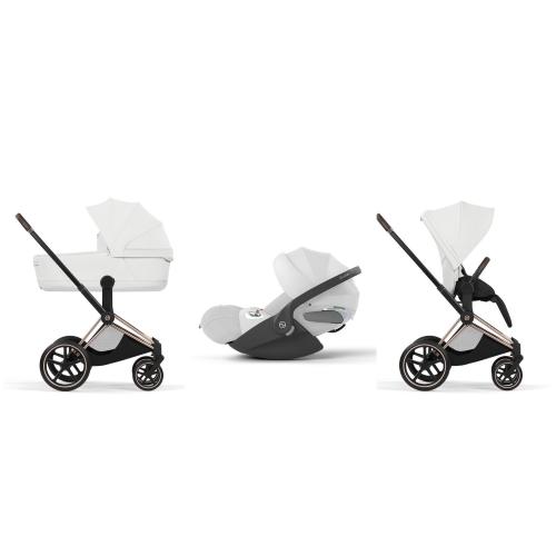 Cybex Trio Priam Style Rosegold-Off White con Cloud T I-Size