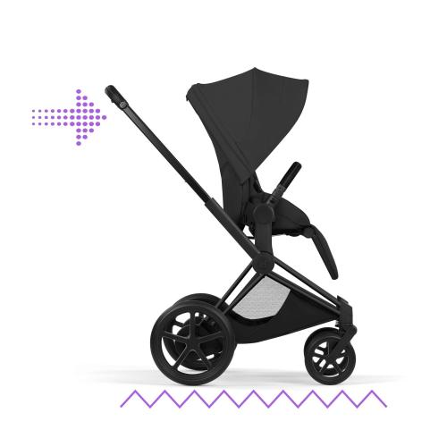 Cybex Passeggino ePriam Style Matt Black-Sepia Black
