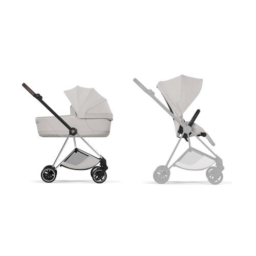 Trio Cybex Mios Chrome City Grey con Cloud S Style Misty Grey
