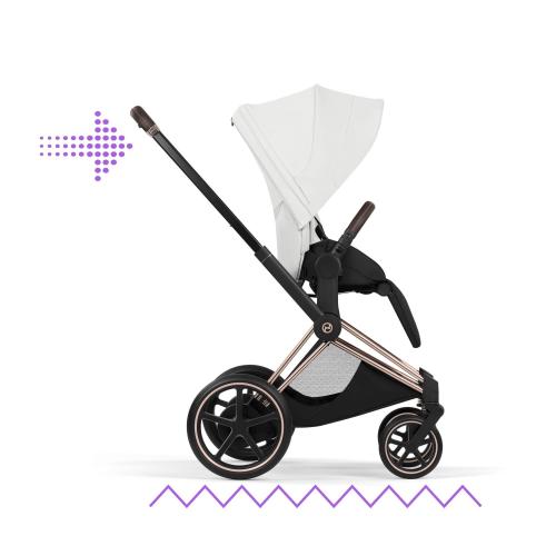 Cybex Passeggino ePriam Style Rosegold-Off White