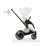 Cybex Passeggino ePriam Style Rosegold-Off White