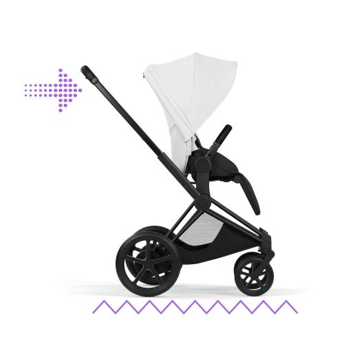 Cybex Passeggino ePriam Style Matt Black-Off White