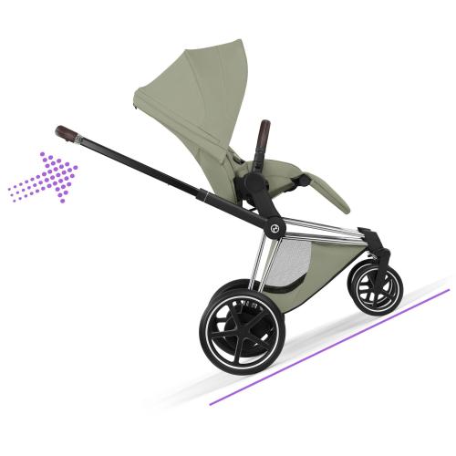 Cybex Passeggino ePriam Style Chrome-Sage Green