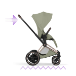 Cybex Passeggino ePriam Style Rosegold-Sage Green