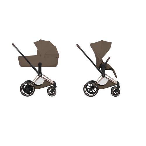 Cybex Duo Priam Style Rosegold-Coconut Brown