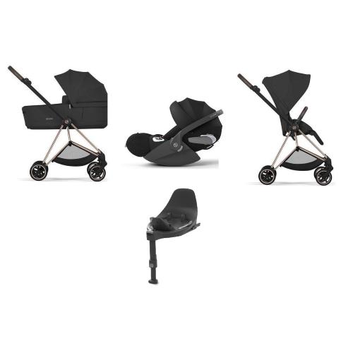 Cybex Mios Comfort 4 in 1 Rosegold-Sepia Black con Isofix