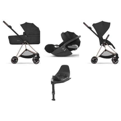 Cybex Mios Comfort 4 in 1 Rosegold-Sepia Black con Isofix