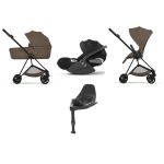 Cybex Mios Comfort 4 in 1 Matt black-Coconut Brown con Isofix