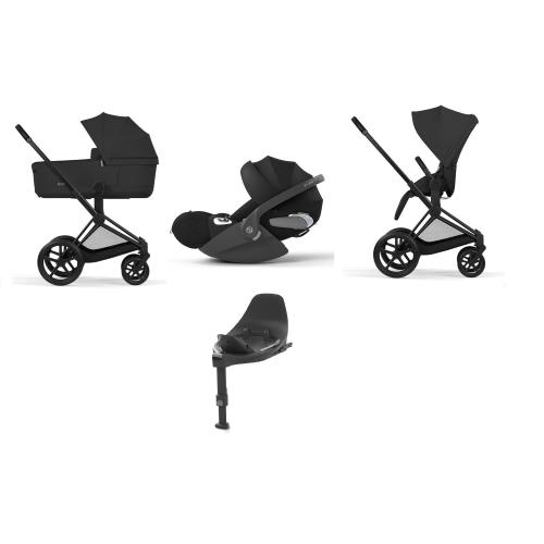 Cybex Priam Comfort 4 in 1 Matt Black-Sepia black con Isofix