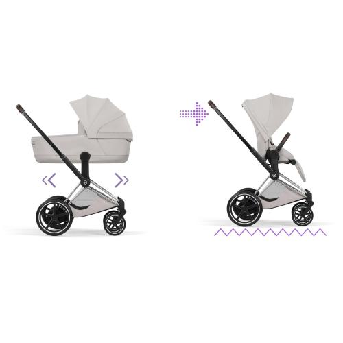 Cybex Duo ePRIAM Style Chrome-City Grey