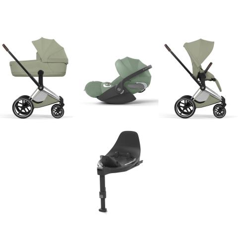 Cybex Priam Style 4 in 1 Sage Green Chrome con Isofix