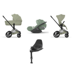 Cybex Priam Style 4 in 1 Matt Black-Sage Green con Isofix