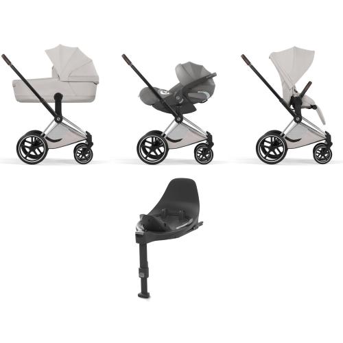 Cybex 4 in 1 Priam Style Chrome-City Grey con Isofix