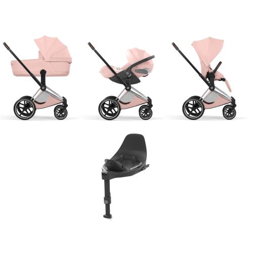 Cybex Priam Style 4 in 1 Chrome-Peach Pink con Isofix