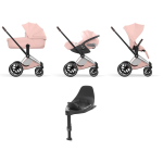 Cybex Priam Style 4 in 1 Chrome-Peach Pink con Isofix