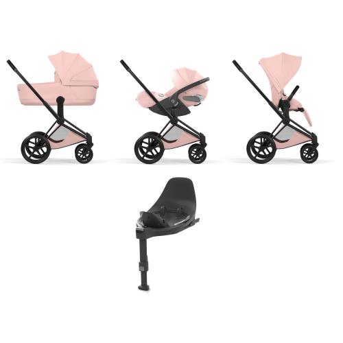 Cybex Priam Style 4 in 1 Chrome-Peach Pink con Isofix