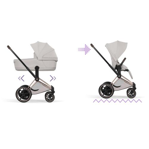 Cybex Duo ePRIAM Style Rosegold-City Grey