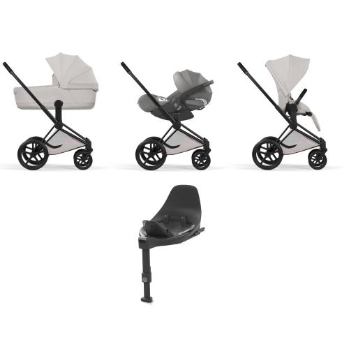 Cybex Priam Style 4 in 1 Matt Black-City Grey con Isofix