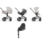 Cybex Priam Style 4 in 1 Matt Black-City Grey con Isofix