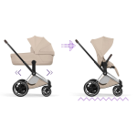 Cybex Duo ePriam Style Chrome-Cozy Beige