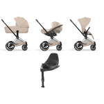 Cybex Priam Style 4 in 1 Chrome-Cozy Beige con Isofix
