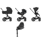 Cybex Priam Style 4 in 1 Matt Black-Sepia Black con Isofix