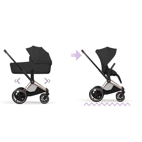 Cybex Duo ePriam Style Rosegold-Sepia Black