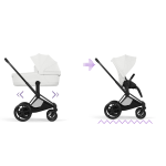 Cybex Duo ePriam Style Matt Black-Off White