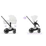 Cybex Duo ePriam Style Chrome-Off White