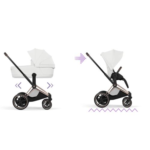 Cybex Duo ePriam Style Rosegold-Off White