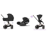 Cybex Trio ePriam Style Rosegold-Sepia Black con Cloud T I-Size