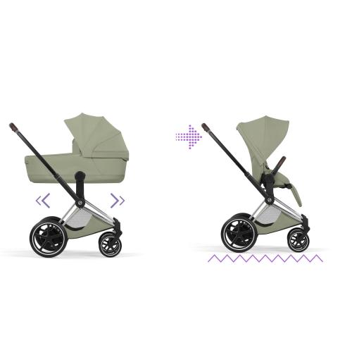 Cybex Duo ePriam Style Chrome-Sage Green