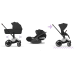 Cybex Trio ePriam Style Chrome-Sepia Black con Cloud T I-Size