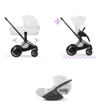 Cybex Trio ePRIAM Style Matt Black-Off White con Cloud T I-Size