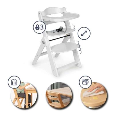 Ms Seggiolone Evolutivo Pieghevole Full Plus Bianco con cuscino Rosa