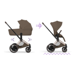 Cybex Duo ePriam Style Rosegold-Coconut Brown