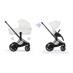 Cybex Duo ePriam Style Matt Black-Off White