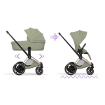 Cybex Duo ePriam Style Rosegold-Sage Green