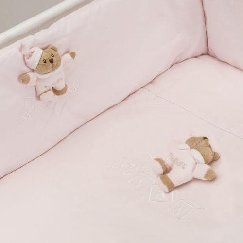 Nanan Rivestimento Co-Sleeping Dadini Rosa