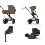 Cybex 4 in 1 ePriam Style Matt Black-Coconut con Isofix